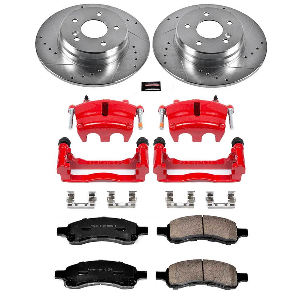 Power Stop 06-07 Buick Rainier Front Z23 Evolution Sport Brake Kit w/Calipers