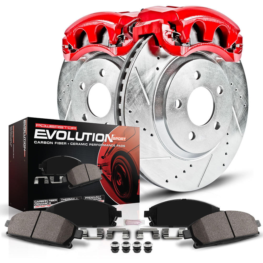 Power Stop 2018 Toyota Camry Rear Z23 Evolution Sport Brake Kit w/Calipers