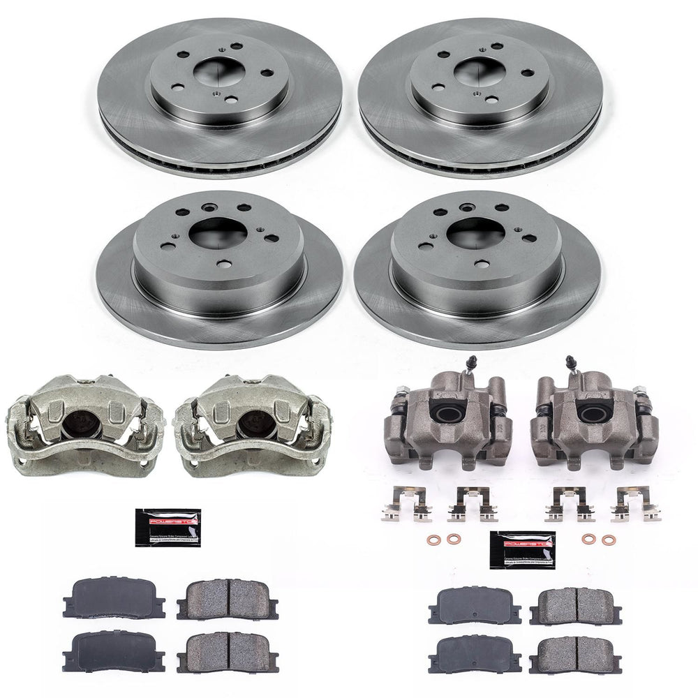Power Stop 05-06 Toyota Camry Front & Rear Autospecialty Brake Kit w/Calipers