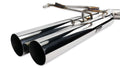 ISR Performance Series II - EP Dual Tip Blast Pipe Exhaust System - Resonated - 95-98 Nissan 240sx