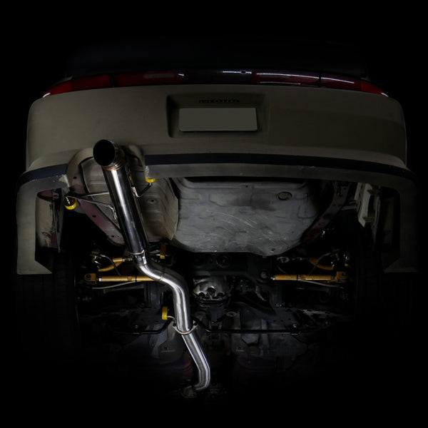 ISR Performance Series II - EP Single Tip Blast Pipe Exhaust Non Resonated- 95-98 Nissan 240sx (S14)