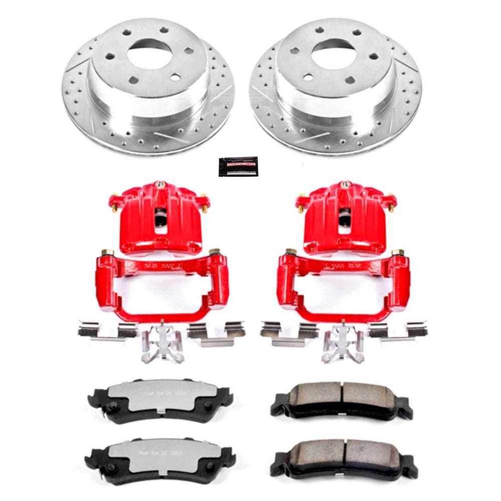 Power Stop 03-06 Chevrolet Silverado 1500 Rear Z36 Truck & Tow Brake Kit w/Calipers