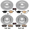 Power Stop 04-09 Audi S4 Front & Rear Z23 Evolution Sport Coated Brake Kit