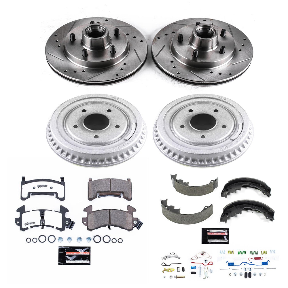 Power Stop 1984 Buick Regal Front & Rear Z26 Street Warrior Brake Kit