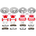 Power Stop 06-10 Chevrolet Impala Z26 Street Kit w/ Calipers - Front and Rear
