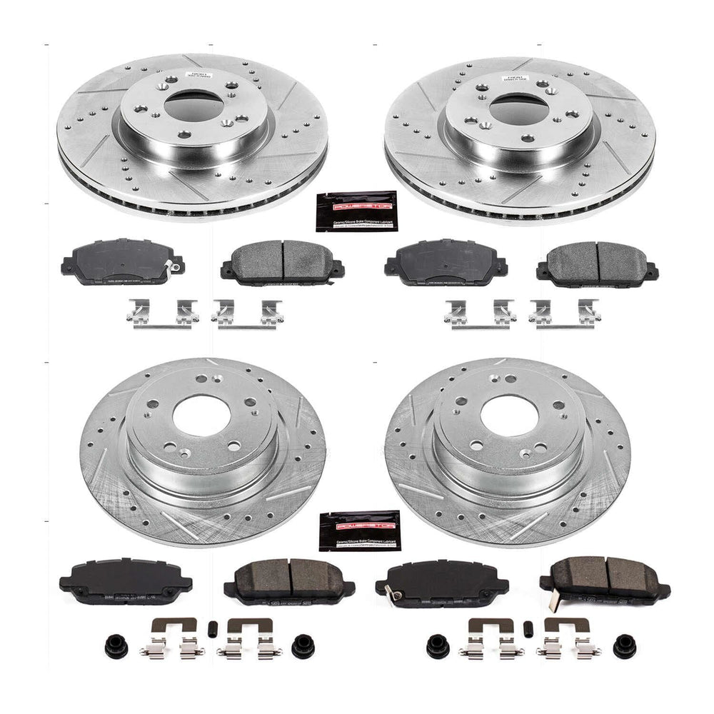 Power Stop 16-18 Honda HR-V Front & Rear Z23 Evolution Sport Brake Kit