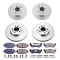 Power Stop 98-02 Ford Crown Victoria Front & Rear Z17 Evolution Geomet Coated Brake Kit