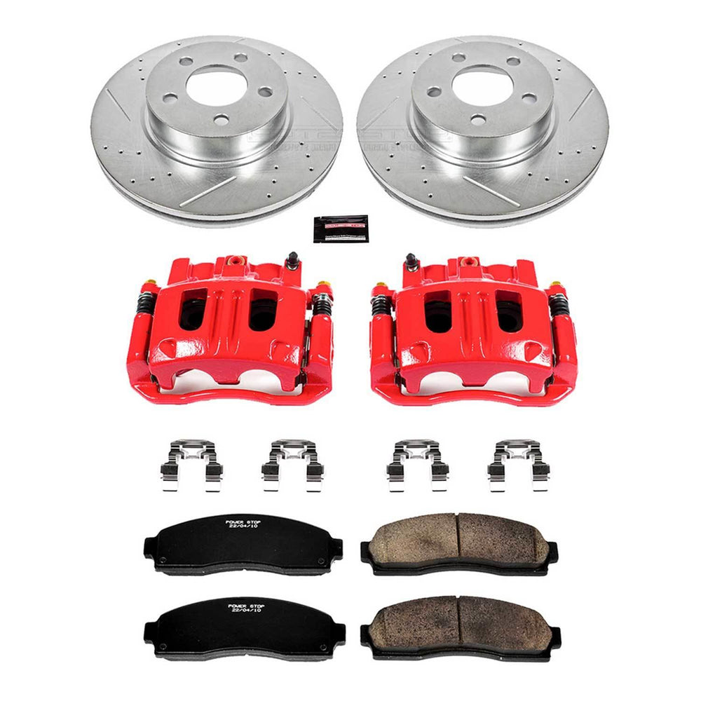 Power Stop 03-05 Ford Explorer Sport Trac Front Z23 Evolution Sport Brake Kit w/Calipers