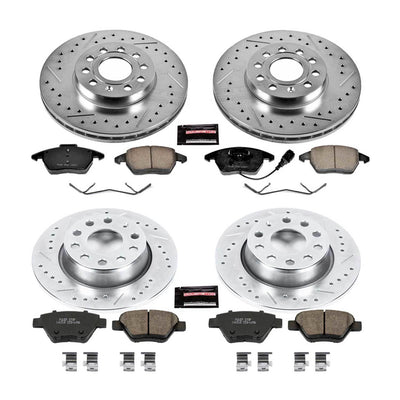 Power Stop 2012 Volkswagen Beetle Front & Rear Z23 Evolution Sport Brake Kit