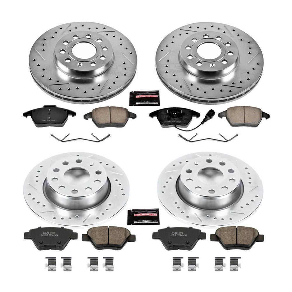 Power Stop 2012 Volkswagen Beetle Front & Rear Z23 Evolution Sport Brake Kit