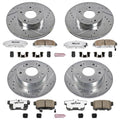 Power Stop 03-07 Honda Accord Front & Rear Z26 Street Warrior Brake Kit