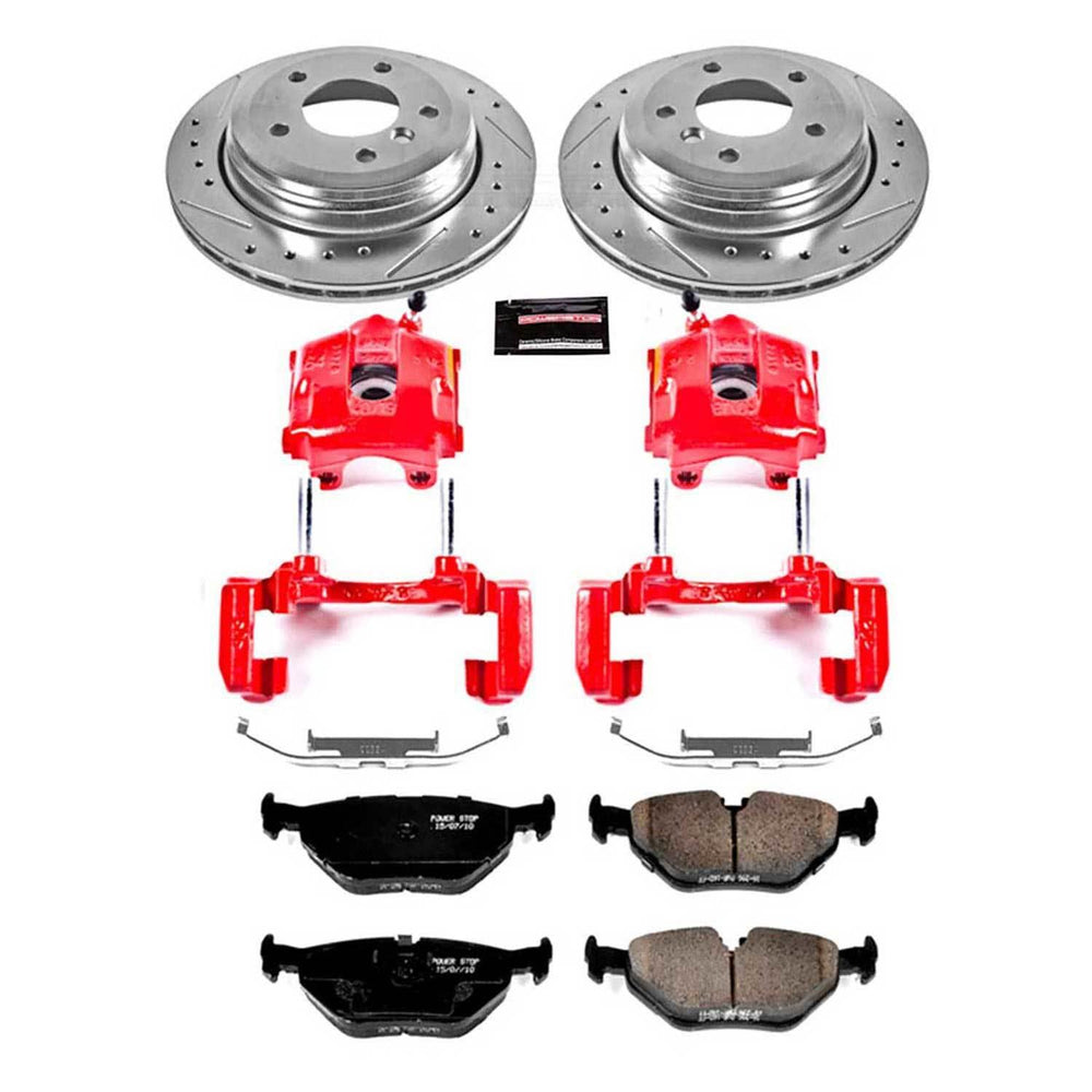 Power Stop 01-05 BMW 325xi Rear Z23 Evolution Sport Brake Kit w/Calipers