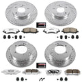 Power Stop 04-06 Mitsubishi Lancer Front & Rear Z26 Street Warrior Brake Kit