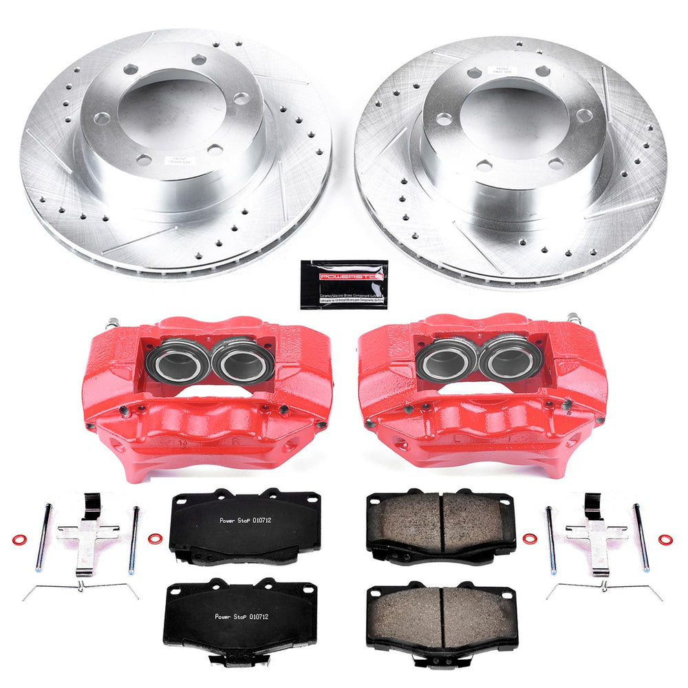 Power Stop 95-02 Toyota 4Runner Front Z23 Evolution Sport Brake Kit w/Calipers