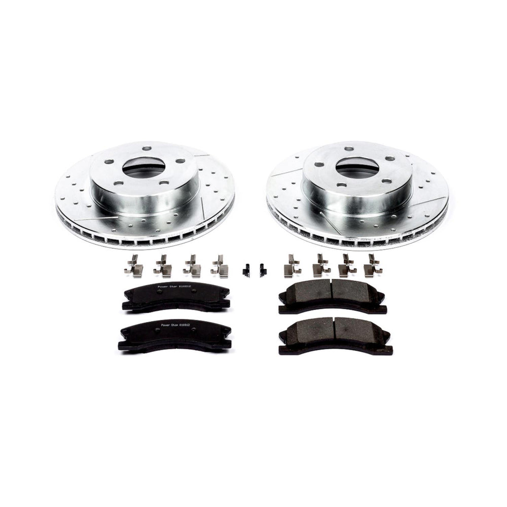 Power Stop 99-04 Jeep Grand Cherokee Front Z23 Evolution Sport Brake Kit w/Calipers