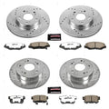 Power Stop 2013 Acura ILX Front & Rear Z26 Street Warrior Brake Kit
