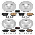 Power Stop 06-07 Nissan Murano Front & Rear Z17 Evolution Geomet Coated Brake Kit