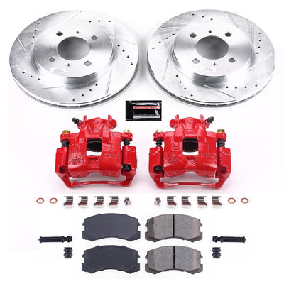 Power Stop 02-07 Mitsubishi Lancer Front Z23 Evolution Sport Brake Kit w/Calipers
