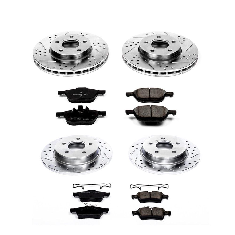 Power Stop 12-18 Ford Focus Front & Rear Z23 Evolution Sport Brake Kit
