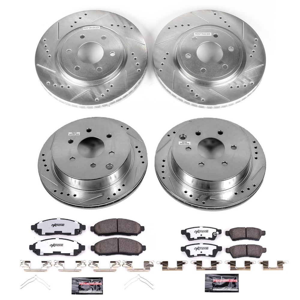 Power Stop 05-18 Nissan Frontier Front & Rear Z36 Truck & Tow Brake Kit