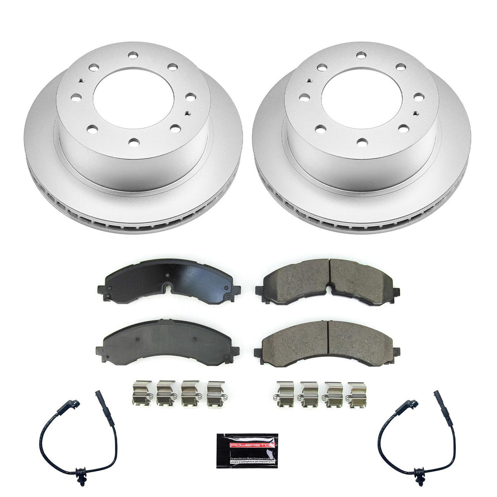 Power Stop 2020 GMC Sierra 2500 HD Rear Z17 Coated Brake Kit