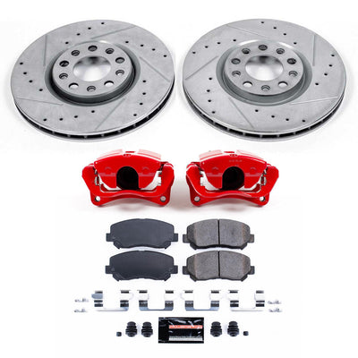 Power Stop 15-17 Chrysler 200 Front Z23 Evolution Sport Brake Kit w/Calipers