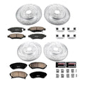 Power Stop 08-14 Cadillac CTS Front & Rear Z23 Evolution Sport Brake Kit