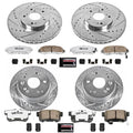 Power Stop 01-03 Acura CL Front & Rear Z26 Street Warrior Brake Kit