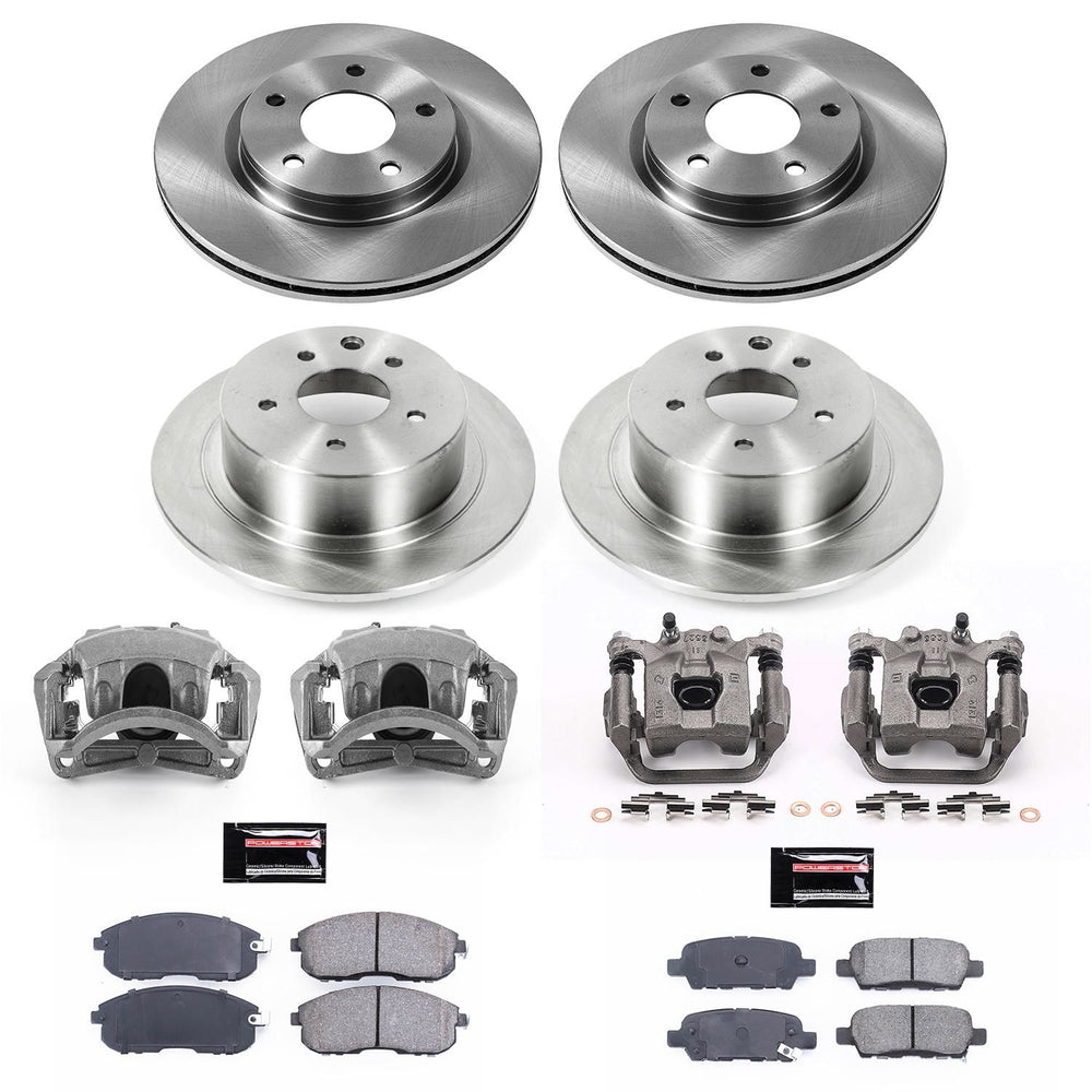 Power Stop 17-18 Nissan Sentra Front & Rear Autospecialty Brake Kit w/Calipers