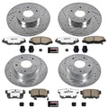 Power Stop 03-07 Honda Accord Front & Rear Z26 Street Warrior Brake Kit