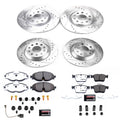 Power Stop 16-18 Audi TT Quattro Front & Rear Z26 Street Warrior Brake Kit