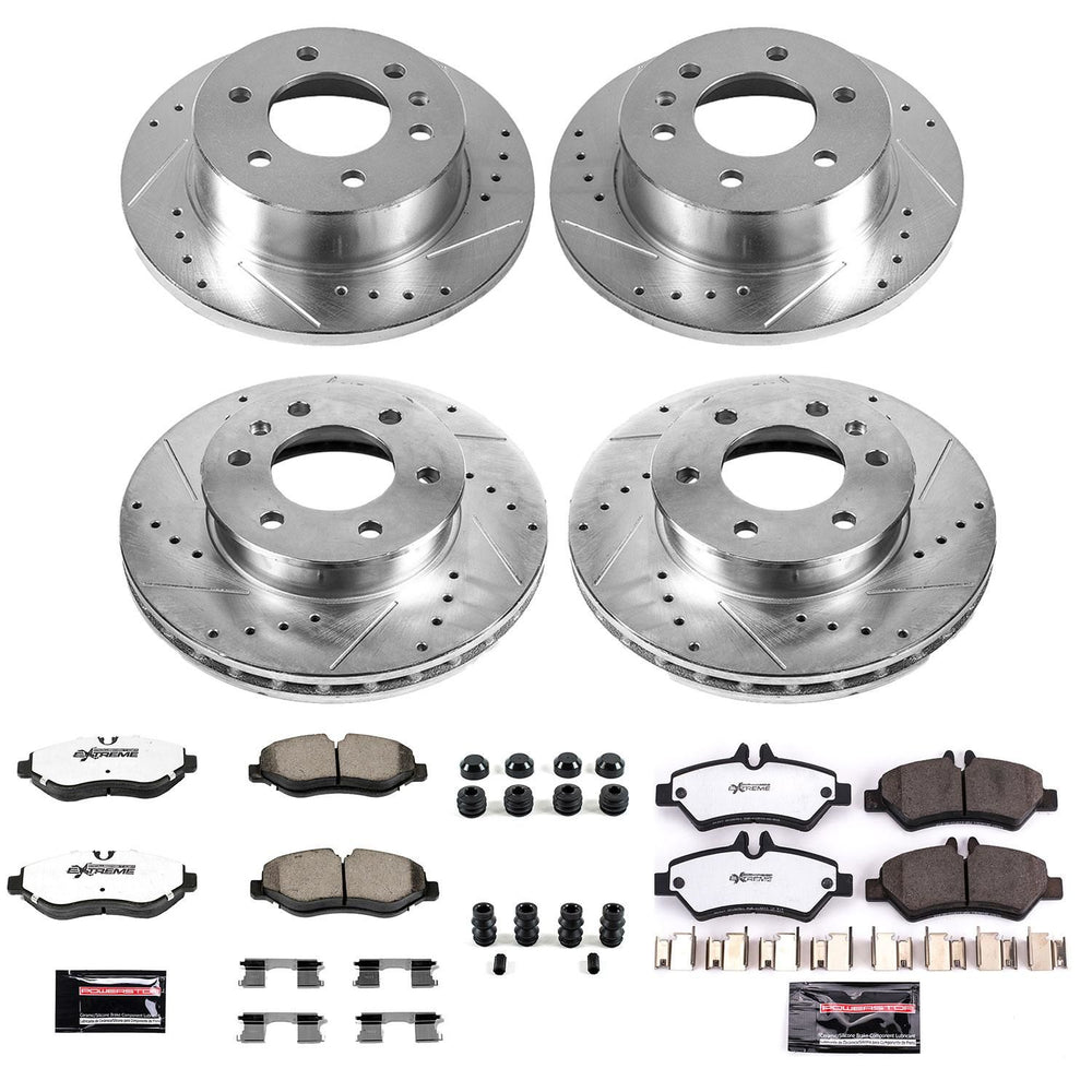 Power Stop 07-08 Freightliner Sprinter 2500 Front & Rear Z36 Truck & Tow Brake Kit