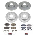 Power Stop 19-21 Kia Forte Front & Rear Z17 Coated Brake Kit