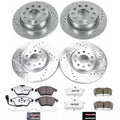 Power Stop 2013 Audi A3 Front & Rear Z26 Street Warrior Brake Kit