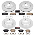 Power Stop 05-19 Chrysler 300 Front & Rear Z17 Evolution Geomet Coated Brake Kit