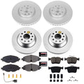 Power Stop 16-18 Audi TT Quattro Front & Rear Z23 Evolution Sport Coated Brake Kit