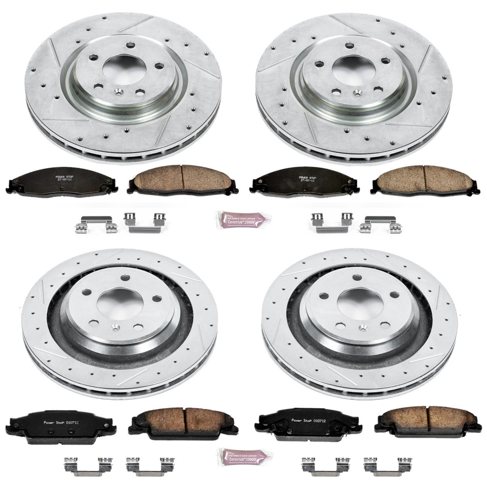 Power Stop 05-08 Pontiac Grand Prix Front & Rear Z23 Evolution Sport Brake Kit