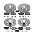 Power Stop 2008 Audi A3 Front & Rear Z23 Evolution Sport Brake Kit