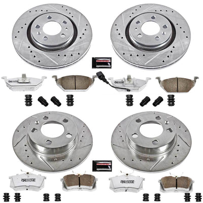 Power Stop 99-06 Volkswagen Beetle Front & Rear Z26 Street Warrior Brake Kit
