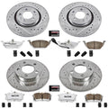 Power Stop 99-06 Volkswagen Beetle Front & Rear Z26 Street Warrior Brake Kit