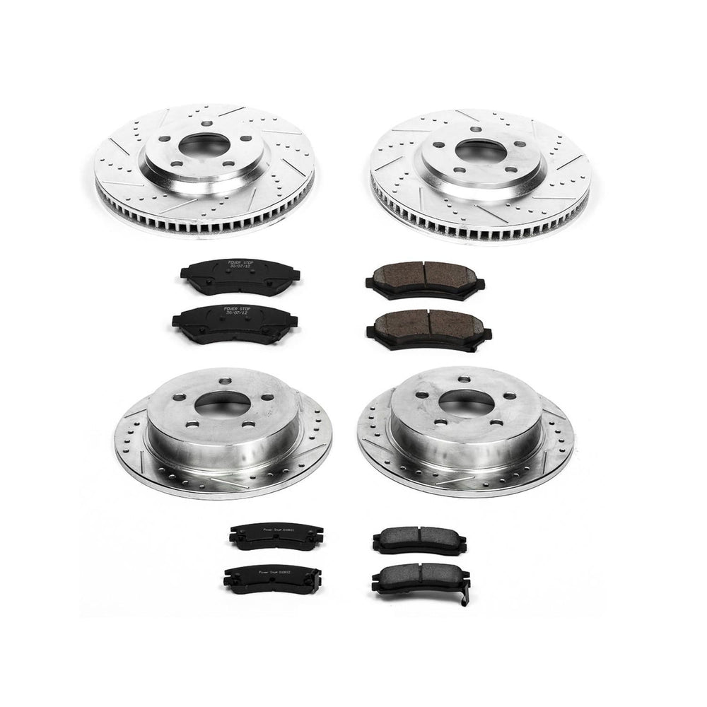 Power Stop 00-05 Chevrolet Impala Front & Rear Z23 Evolution Sport Brake Kit