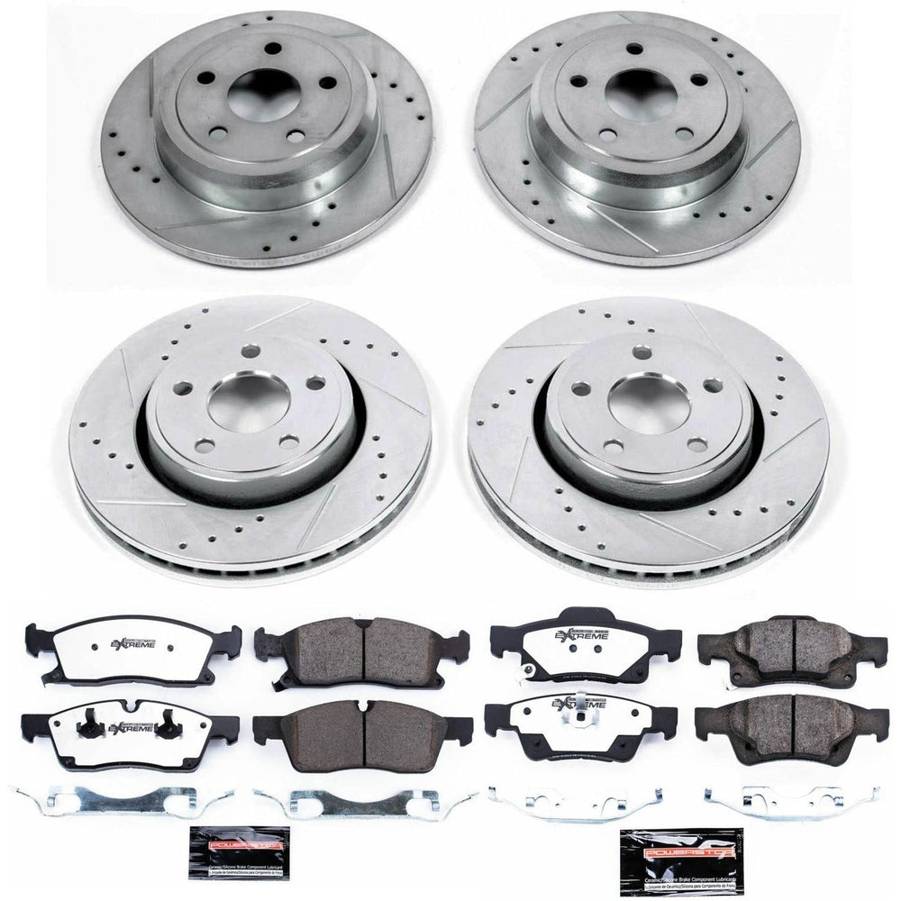 Power Stop 11-19 Dodge Durango Front & Rear Z36 Truck & Tow Brake Kit
