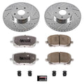 Power Stop 03-08 Pontiac Vibe Front & Rear Z26 Street Warrior Brake Kit