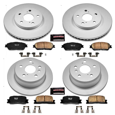Power Stop 02-03 Lexus ES300 Front & Rear Z17 Evolution Geomet Coated Brake Kit
