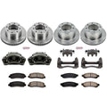 Power Stop 07-08 Ford F-250 Super Duty Autospecialty Kit w/ Calipers - Front and Rear