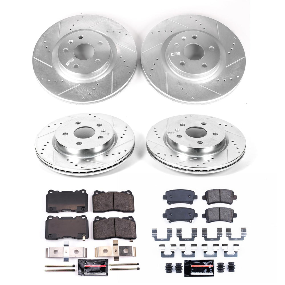 Power Stop 14-17 Buick Regal Front & Rear Z23 Evolution Sport Brake Kit