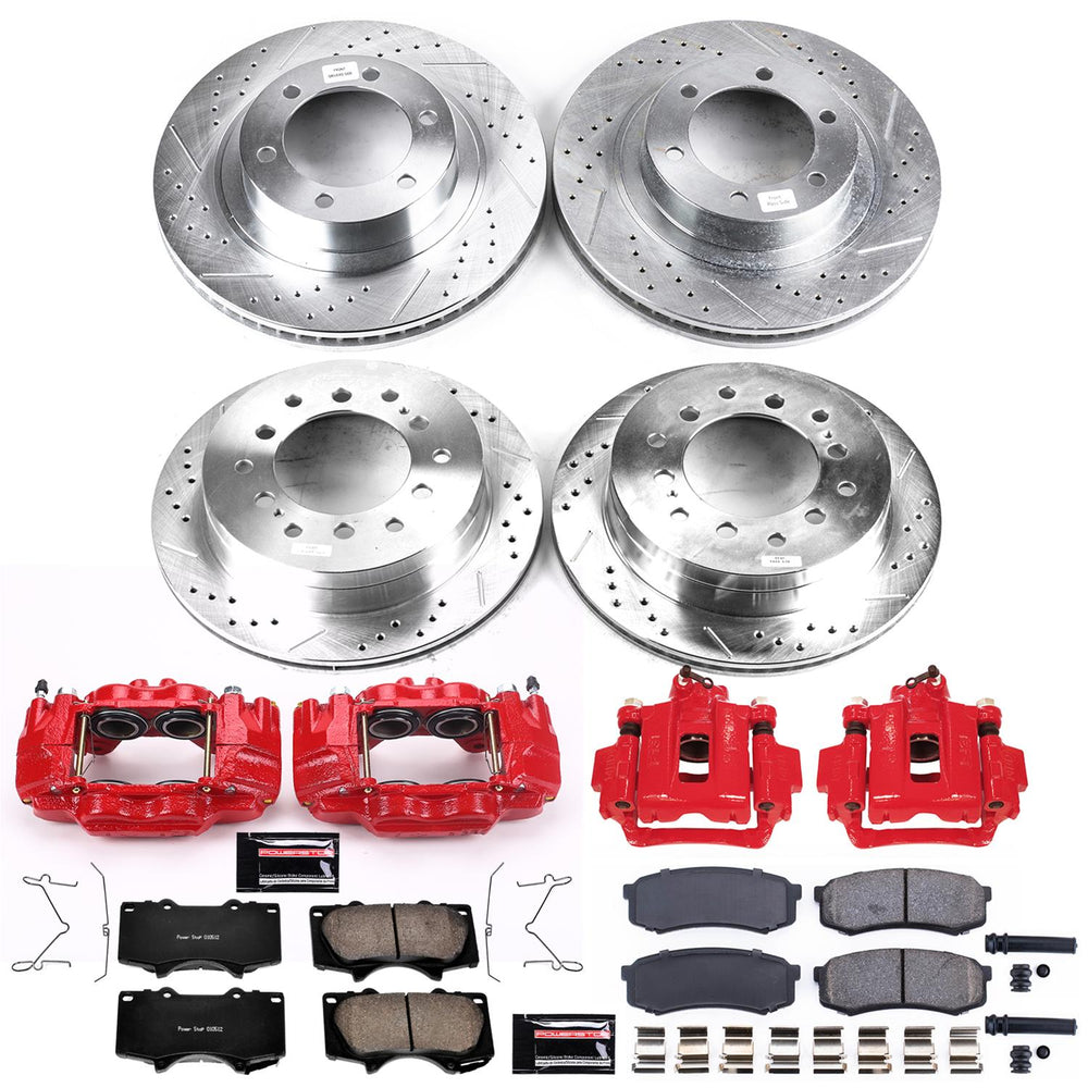 Power Stop 03-09 Toyota 4Runner Front & Rear Z23 Evolution Sport Brake Kit w/Calipers