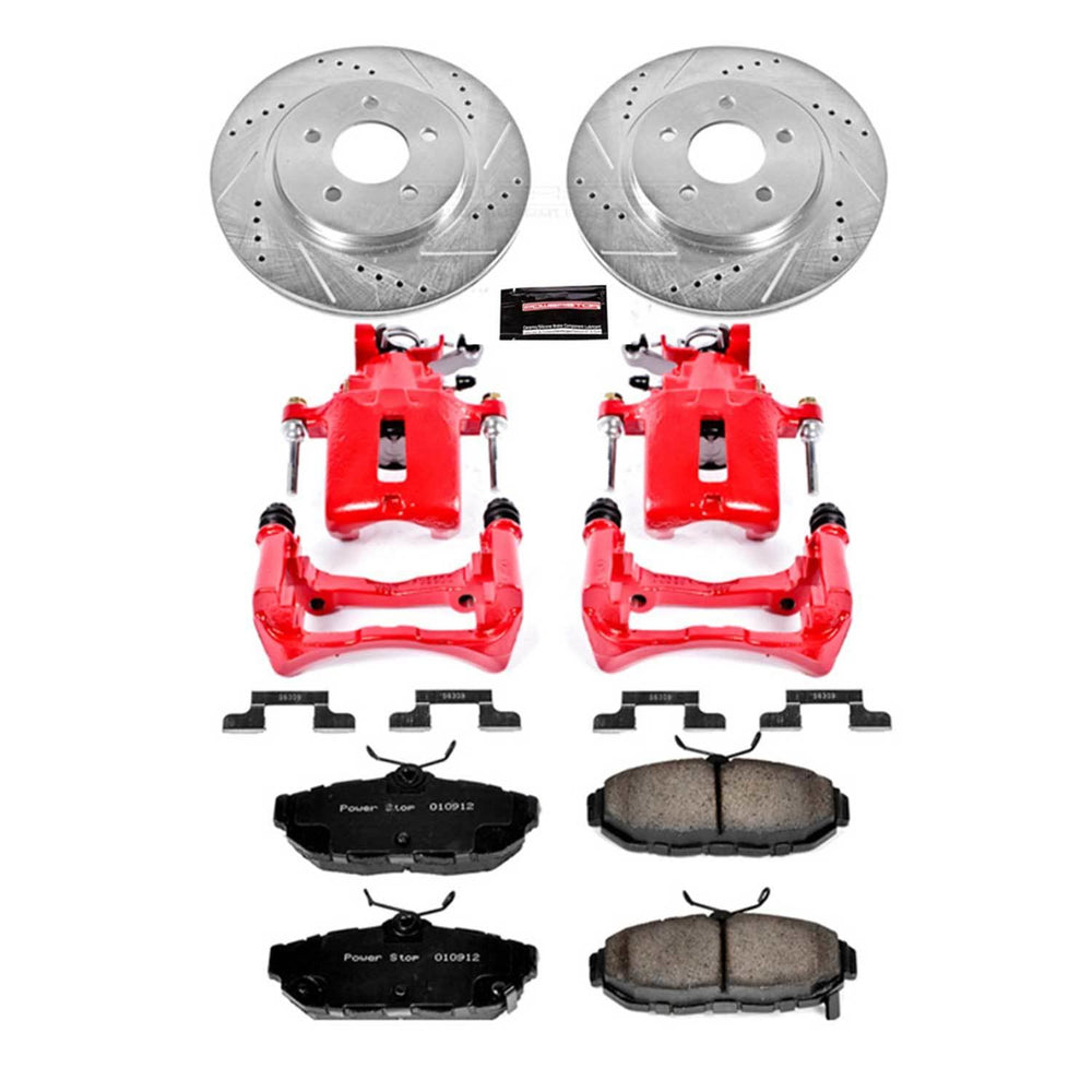 Power Stop 11-14 Ford Mustang Rear Z23 Evolution Sport Brake Kit w/Calipers