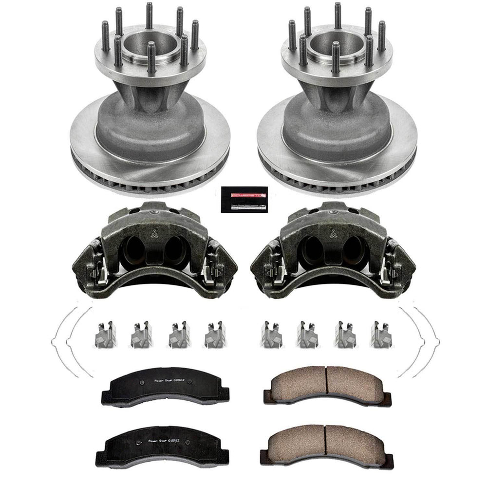 Power Stop 03-04 Ford F-350 Super Duty Front Autospecialty Kit w/Cals