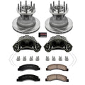 Power Stop 03-04 Ford F-350 Super Duty Front Autospecialty Kit w/Cals